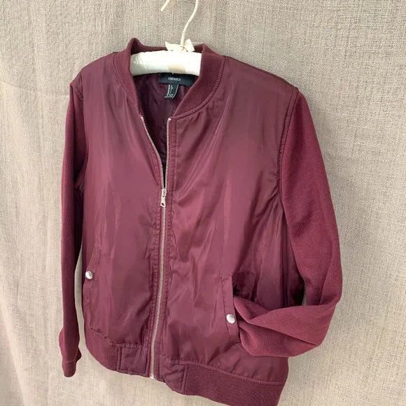 SOLD CLEARANCE FOREVER 21 Bomber Jacket - Picture 2 of 14
